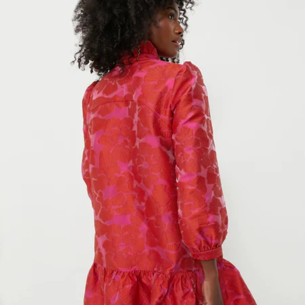 Tuckernuck Red and Pink Women's Dress - Picture 3 of 5
